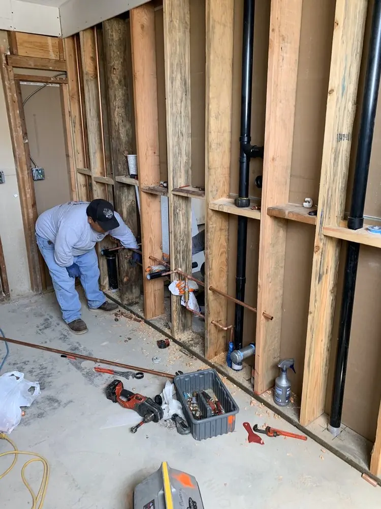 Commercial rough-in plumbing for Gas Line Repair in Prospect